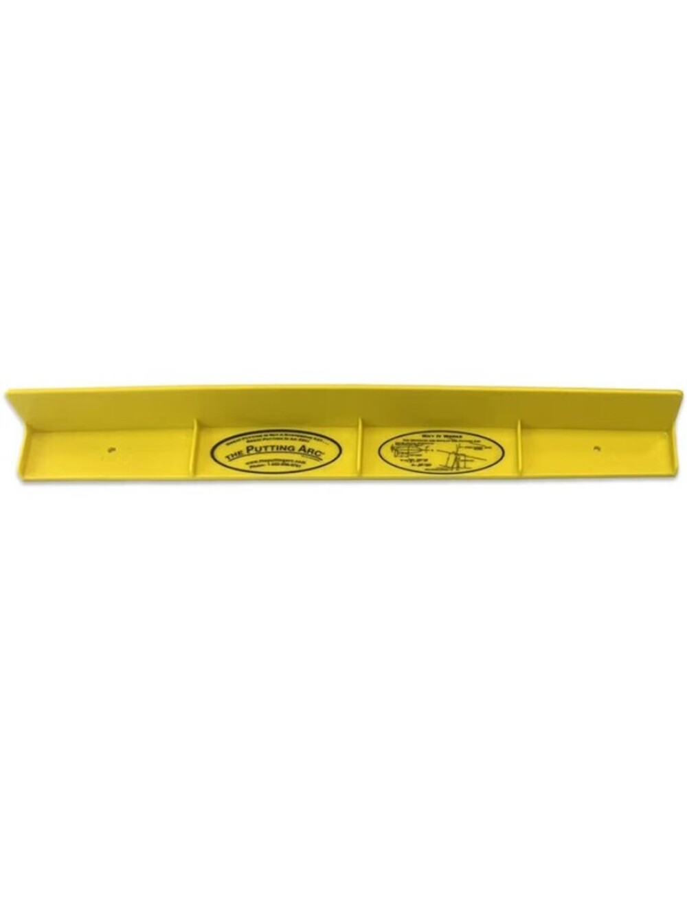 The Putting Arc T3 Model - Golf Putting Training Aid, Golden Yellow